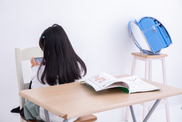 勉強に興味がない女の子
