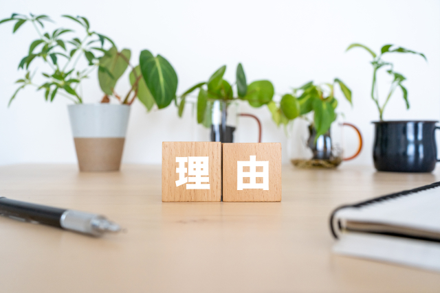 理由という積み木