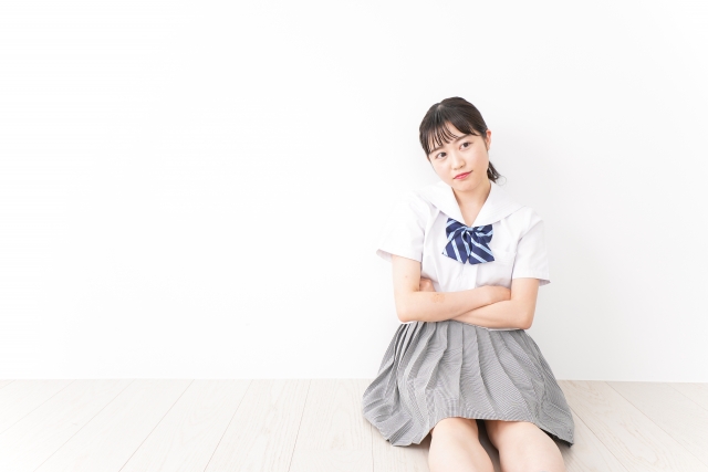 悩んでいる学生