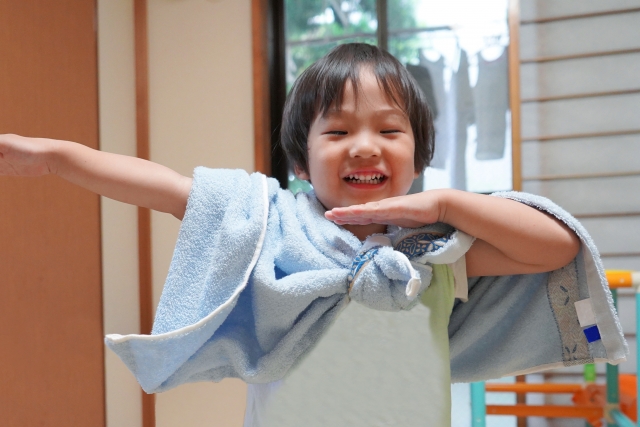 楽しそうな男の子