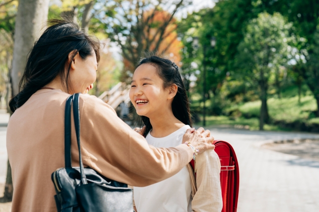 小学生とまま