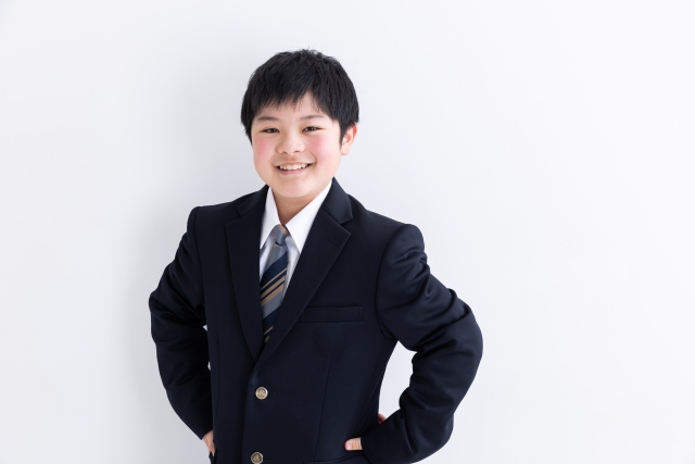 笑顔の学生